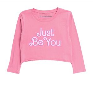 Prince Peter “just be you” long sleeve crop top girl’s size 10/12